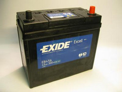 Аккумуляторная батарея Exide 45 А/ч, 300 А | Артикул EB456