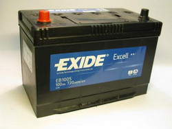 Аккумуляторная батарея Exide 100 А/ч, 720 А | Артикул EB1005