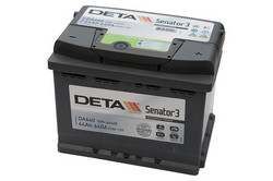 Аккумуляторная батарея Deta 64 А/ч, 640 А | Артикул DA640