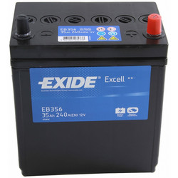 Аккумуляторная батарея Exide 35 А/ч, 240 А | Артикул EB356