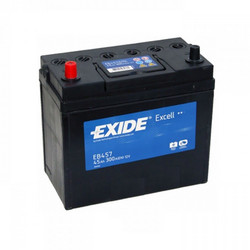 Аккумуляторная батарея Exide 45 А/ч, 300 А | Артикул EB457