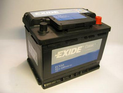 Аккумуляторная батарея Exide 55 А/ч, 460 А | Артикул EC550
