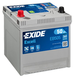Аккумуляторная батарея Exide 50 А/ч, 360 А | Артикул EB505