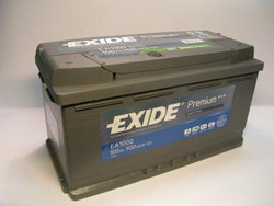 Аккумуляторная батарея Exide 100 А/ч, 900 А | Артикул EA1000