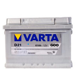 Аккумуляторная батарея Varta 61 А/ч, 600 А | Артикул 561400060