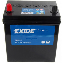 Аккумуляторная батарея Exide 35 А/ч, 240 А | Артикул EB357