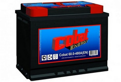 Аккумуляторная батарея Cobat 60 А/ч, 480 А | Артикул COBAT600480A