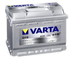 Аккумуляторная батарея Varta 63 А/ч, 610 А | Артикул 563400061