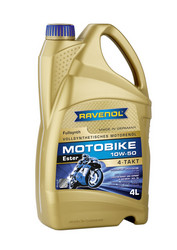    Ravenol Motobike 4-T Ester 10W-50 (4) new  |  4014835730892