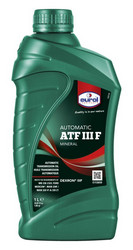 Трансмиссионные масла и жидкости ГУР: Eurol Жидкость для трансмиссий  ATF III F, 1л АКПП, Минеральное | Артикул E1136591L